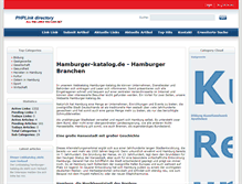 Tablet Screenshot of hamburger-katalog.de